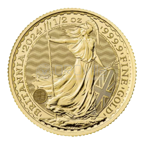 Mezza oncia Britannia Carlo III 2024